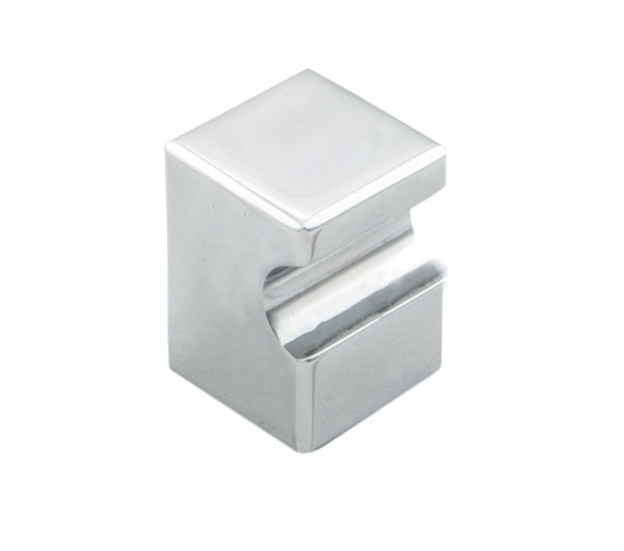 SQUARE CUPBOARD DOOR KNOB WITH FINGER GRIP